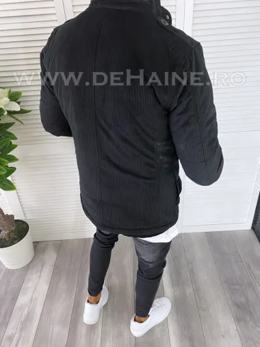 Geaca barbati groasa neagra B7162 D1-2